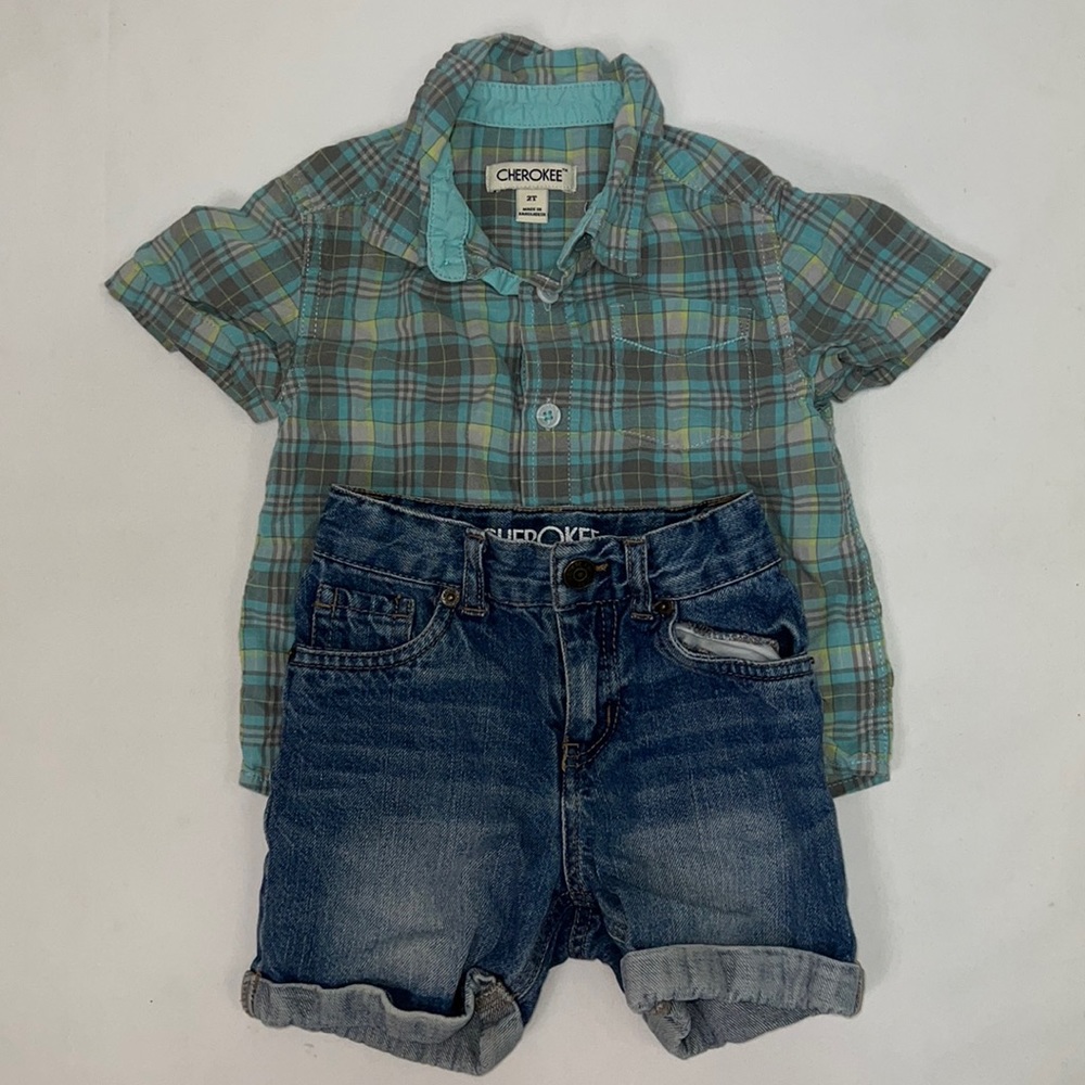 1399 baby Cherokee matching set